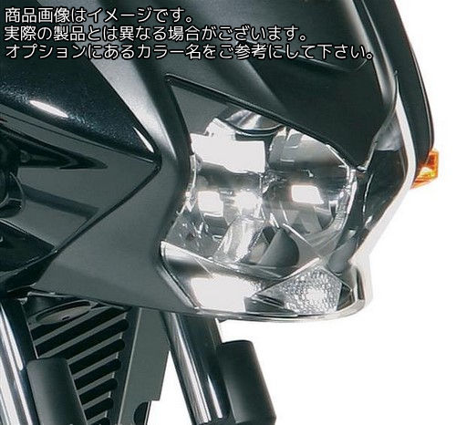 Powerbronze / パワーブロンズ ヘッドライトプロテクター フロストサファイヤ ブルー KAWASAKI Z750S 05+ | 440-K444-018｜ワンダーテック