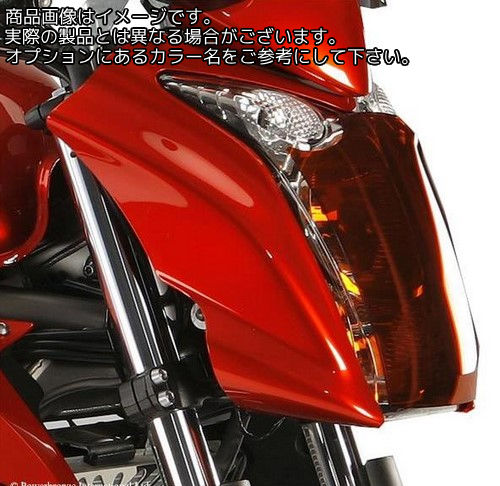 Powerbronze / パワーブロンズ ヘッドライトプロテクター フロストサファイヤ ブルー KAWASAKI ER6-N 09-11 | 440-K476-018｜ワンダーテック