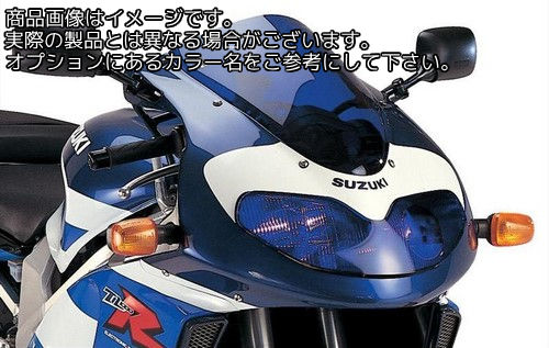 Powerbronze / パワーブロンズ ヘッドライト プロテクター SUZUKI TL1000S ダーク ティント | 440-S111-002|ワンダーテック