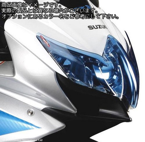 Powerbronze / パワーブロンズ ヘッドライト プロテクター SUZUKI GSXR600 08-10 ブルー | 440-S464-008｜ワンダーテック