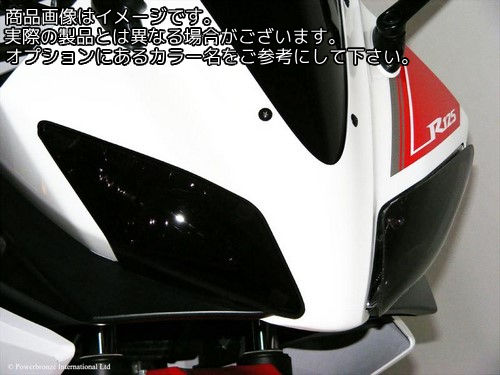 Powerbronze / パワーブロンズ ヘッドライト プロテクター YAMAHA YZF-R125 08-11 イエロー | 440-Y484-006