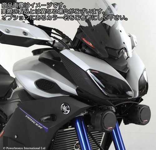 Powerbronze / パワーブロンズ ヘッドライトプロテクター ライトティント YAMAHA MT-09 TRACER 18-19 MT-09 TRACER GT 18-19 FJ-09 TRACER 18-19 FJ-09 TRACER GT 18-19 | 440-Y557A-001｜ワンダーテック