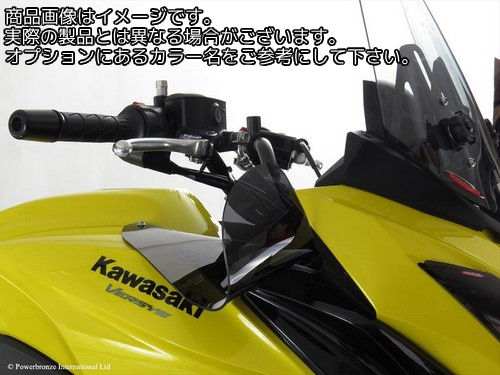 Powerbronze / パワーブロンズ ウインドディフレクター クリア KAWASAKI VERSYS 650 15-19 | 450-K101-000