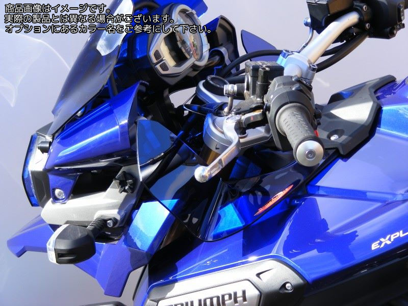 Powerbronze / パワーブロンズ ウインドディフレクター レッド TRIUMPH TIGER 1200 EXPLORER 12-15 TIGER 1200 EXPLORER XC 13-15 | 450-T101-005