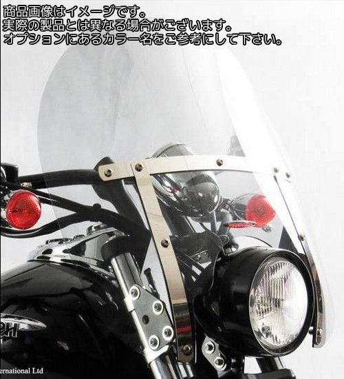Powerbronze / パワーブロンズ カスタムスクリーン クリア ハーレーダビッドソン FXD DYNA SUPERGLIDE 94-03 COLOSSUS | 470-HD106-000