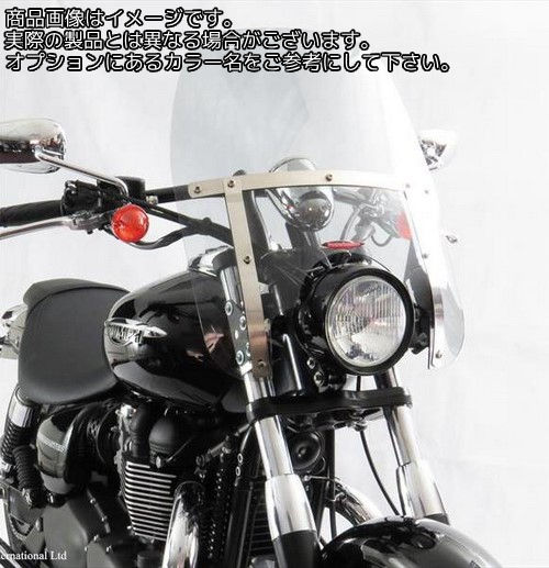 Powerbronze / パワーブロンズ カスタムスクリーン クリア YAMAHA XV250 VIRAGO 95-01 DREADNOUGHT | 470-Y102-000