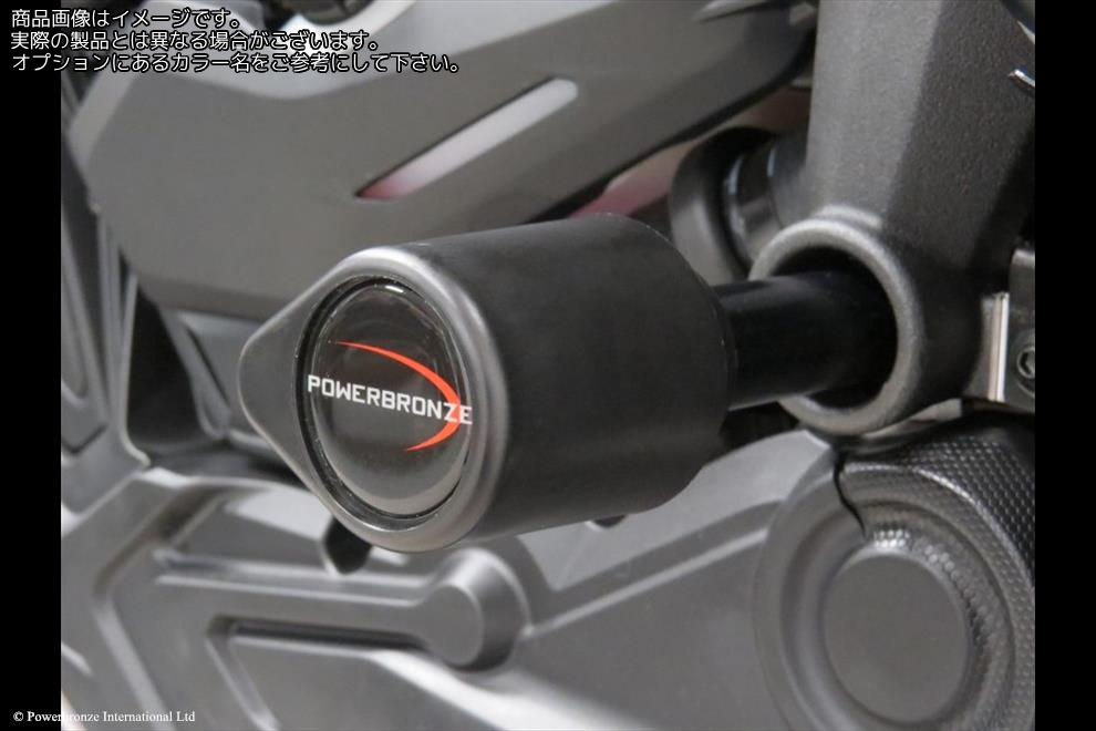 Powerbronze / パワーブロンズ Badged Crash Post Set for DUCATI MONSTER 950 21-23/MONSTER 950 PLUS 21-23/AMBER | 513-D111-007