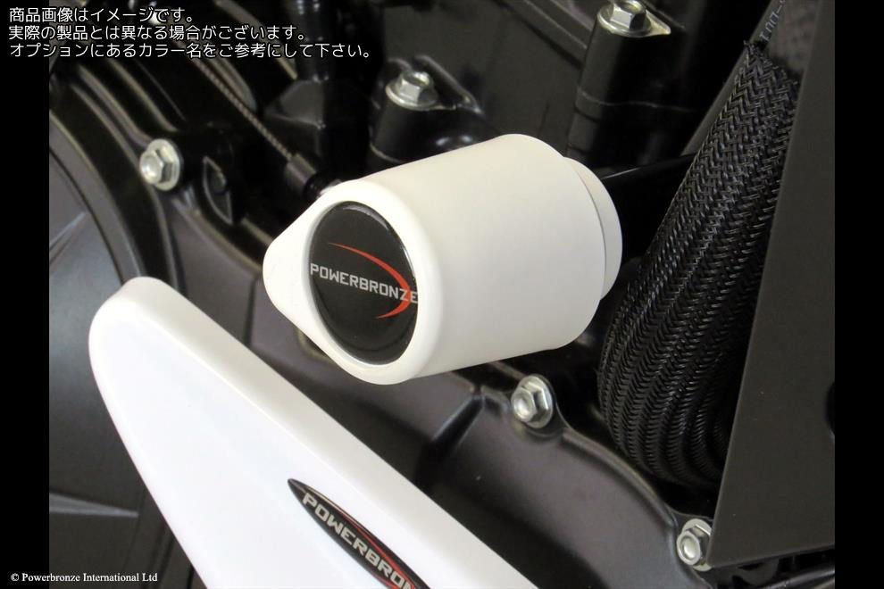 Powerbronze / パワーブロンズ Badged Crash Post Set for HONDA CB750 HORNET 23/BLACK | 513-H142-003