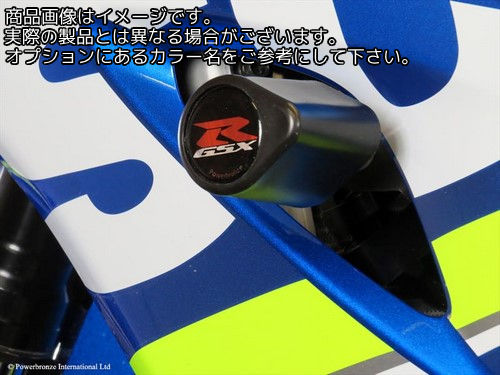 Powerbronze / パワーブロンズ バジェットクラッシュポストセット (クラッシュバー) ブラック SUZUKI GSXR1000 17-19 | 513-S127-003