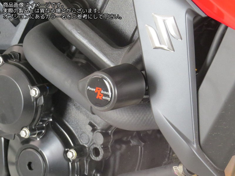 Powerbronze / パワーブロンズ バジェットクラッシュポストセット (クラッシュバー) アンバー SUZUKI GSX-S750 17-19 | 513-S128-007