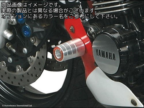Powerbronze / パワーブロンズ バジェットクラッシュポストセット (クラッシュバー) ブルー YAMAHA XJR1200 XJR1300 99-06 | 513-Y115-008