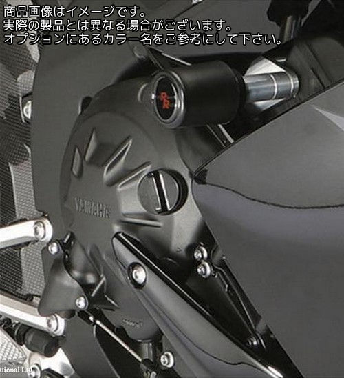 Powerbronze / パワーブロンズ バジェットクラッシュポストセット (クラッシュバー) ブラック YAMAHA YZF-R1 07-08 | 513-Y122-003|ワンダーテック