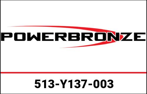 Powerbronze / パワーブロンズ バジェットクラッシュポストセット (クラッシュバー) YAMAHA YZF-R125 19-20 ブラック | 513-Y137-003