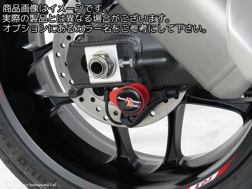 Powerbronze / パワーブロンズ スイングアームプロテクターキット ブラック プラスチック YAMAHA YZF-R1 15-19 | 514-Y113-003