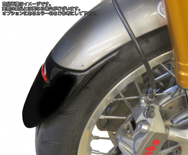 Powerbronze / パワーブロンズ マッドガードエクステンダー ブラック TRIUMPH THRUXTON 1200 THRUXTON R 16-19 | 650-T112-003 6,290円