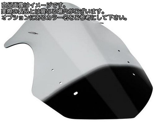 Powerbronze / パワーブロンズ エアフロースクリーン ソリッドブラック KAWASAKI Z1000SX 11-16 (NO GRAPHIC) | 400-K127-003