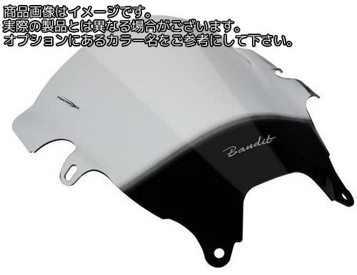 Powerbronze / パワーブロンズ エアフロー スクリーン SUZUKI GSF600S BANDIT 00-05 クリアー | 400-S102-000