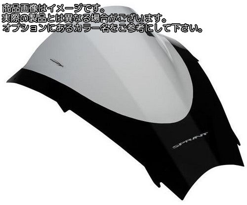 Powerbronze / パワーブロンズ エアフロー スクリーン TRIUMPH SPRINT ST 05-10 2 ホール ブラック | 400-T107-003|ワンダーテック