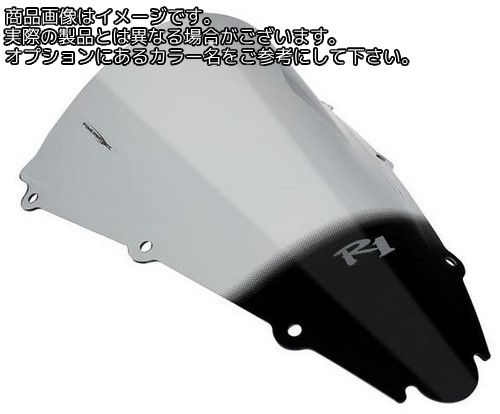 Powerbronze / パワーブロンズ エアフロー スクリーン YAMAHA YZF1000R1 00-01 クリアー | 400-Y111-000