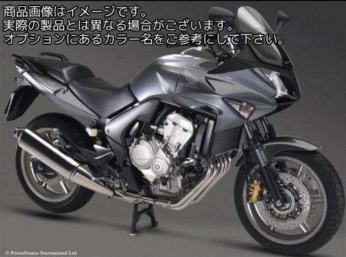 Powerbronze / パワーブロンズ スタンダード スクリーン HONDA CBF600 04-11 HALF FAIRED ブラック | 410-H157-003