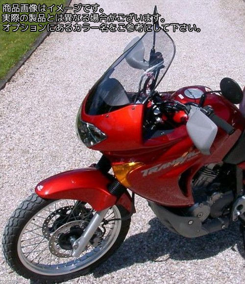 Powerbronze / パワーブロンズ フリップアップ スクリーン HONDA XL650V TRANSALP 00-06 ブラック | 420-H109-003