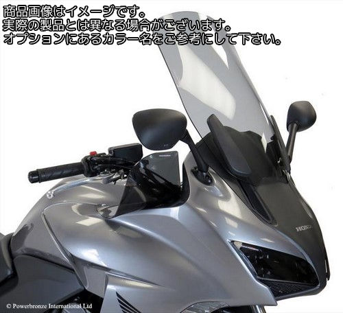 Powerbronze / パワーブロンズ フリップアップ スクリーン HONDA CBF1000FAA-FAB 10-11 クリアー | 420-H139-000