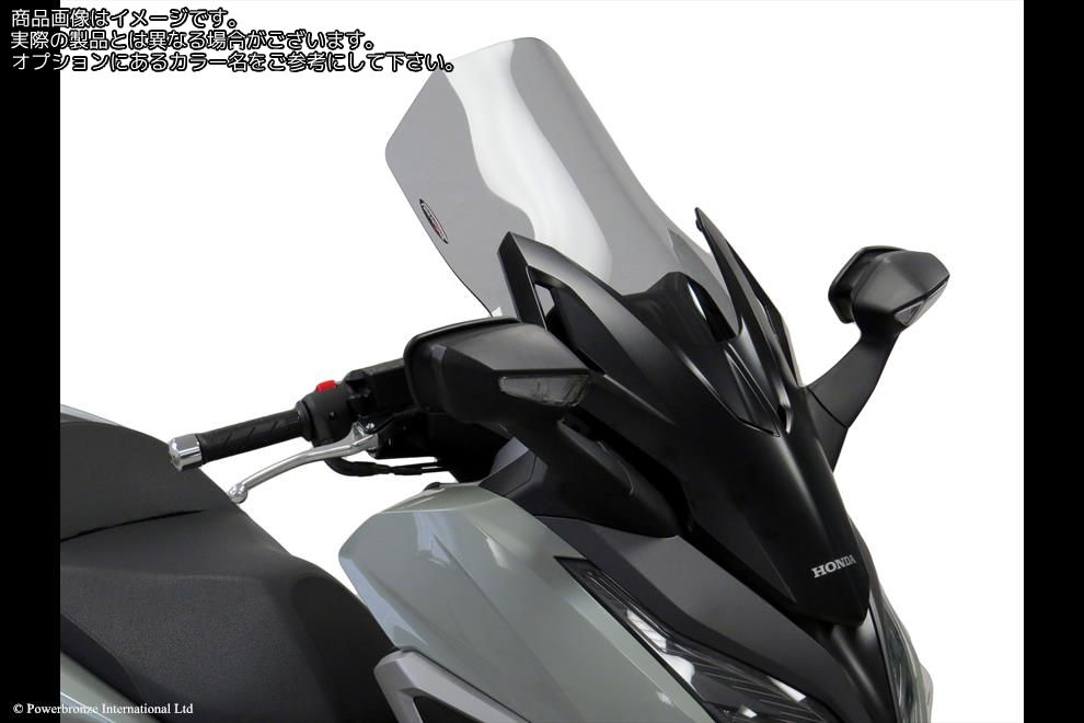Powerbronze / パワーブロンズ Scooter Screens for HONDA FORZA 125 21-23/FORZA 350 21-23 (575 MM HIGH)/CLEAR | 420-H179-000|ワンダーテック