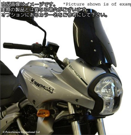 Powerbronze / パワーブロンズ フリップアップ スクリーン KAWASAKI GPX250 88-96 ライト ティント | 420-K101-001｜ワンダーテック