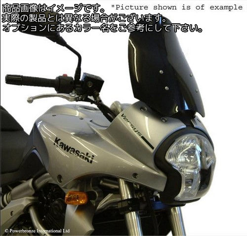 Powerbronze / パワーブロンズ フリップアップ スクリーン KAWASAKI GPZ600R 86-89 ライト ティント | 420-K109-001