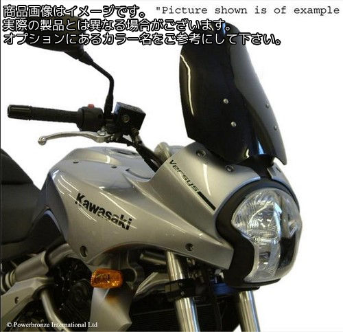 Powerbronze / パワーブロンズ フリップアップ スクリーン KAWASAKI ZX750 フルオ グリーン | 420-K118-010