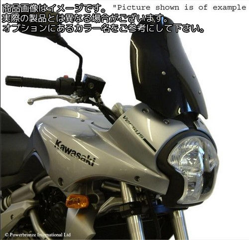 Powerbronze / パワーブロンズ フリップアップ スクリーン KAWASAKI ZXR750 J レッド | 420-K119-005