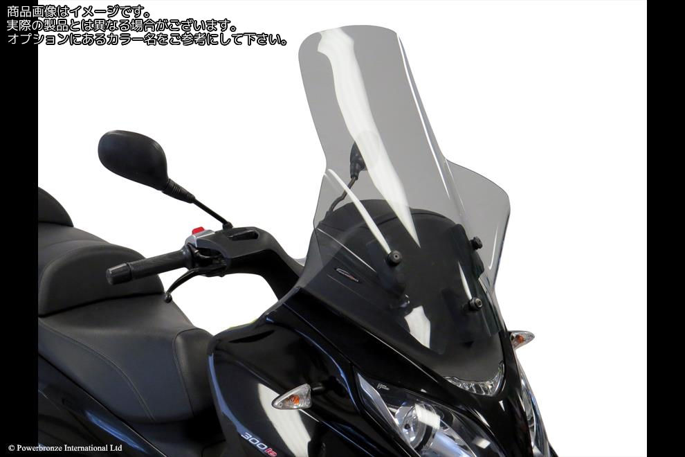 Powerbronze / パワーブロンズ Scooter Screens for PIAGGIO MP3 125/MP3 300/MP3 400/MP3 500 11-18 (710 MM HIGH)/CLEAR | 420-P102-000