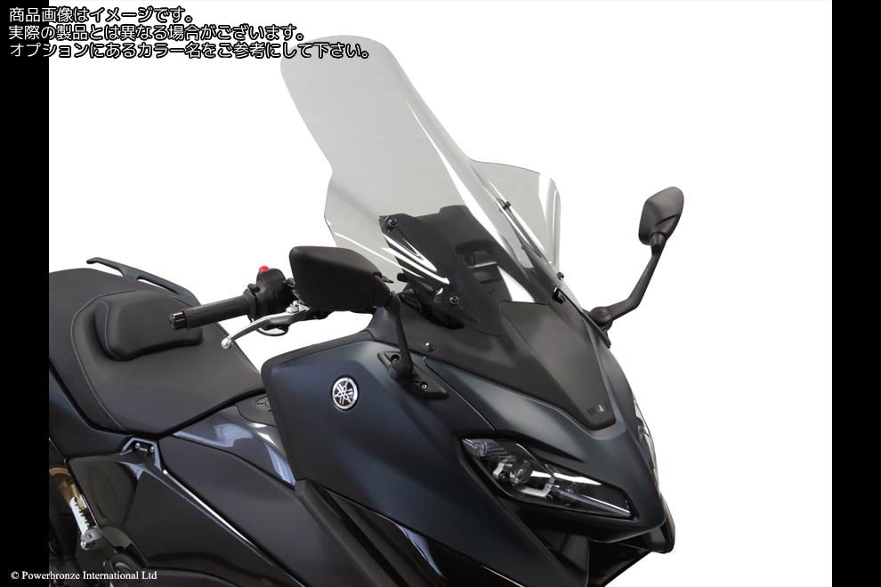 Powerbronze / パワーブロンズ Scooter Screens for YAMAHA TMAX 560 22-23 (650 MM HIGH)/CLEAR | 420-Y172-000