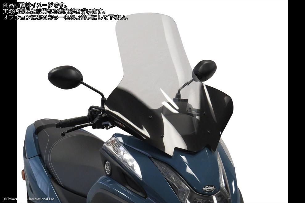 Powerbronze / パワーブロンズ Scooter Screens for YAMAHA TRICITY 125 14-23/TRICITY 155 14-23 (635 MM HIGH)/LIGHT TINT | 420-Y179-001