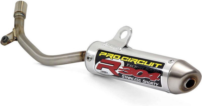 PRO CIRCUIT TYPE-R-304 ブラシ加工アルミサイレンサー/エンドキャップ スチール KTM SX50 | 1151550