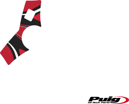 Puig／プーチ ラディカル ヨークプロテクター- レッド | 6976R