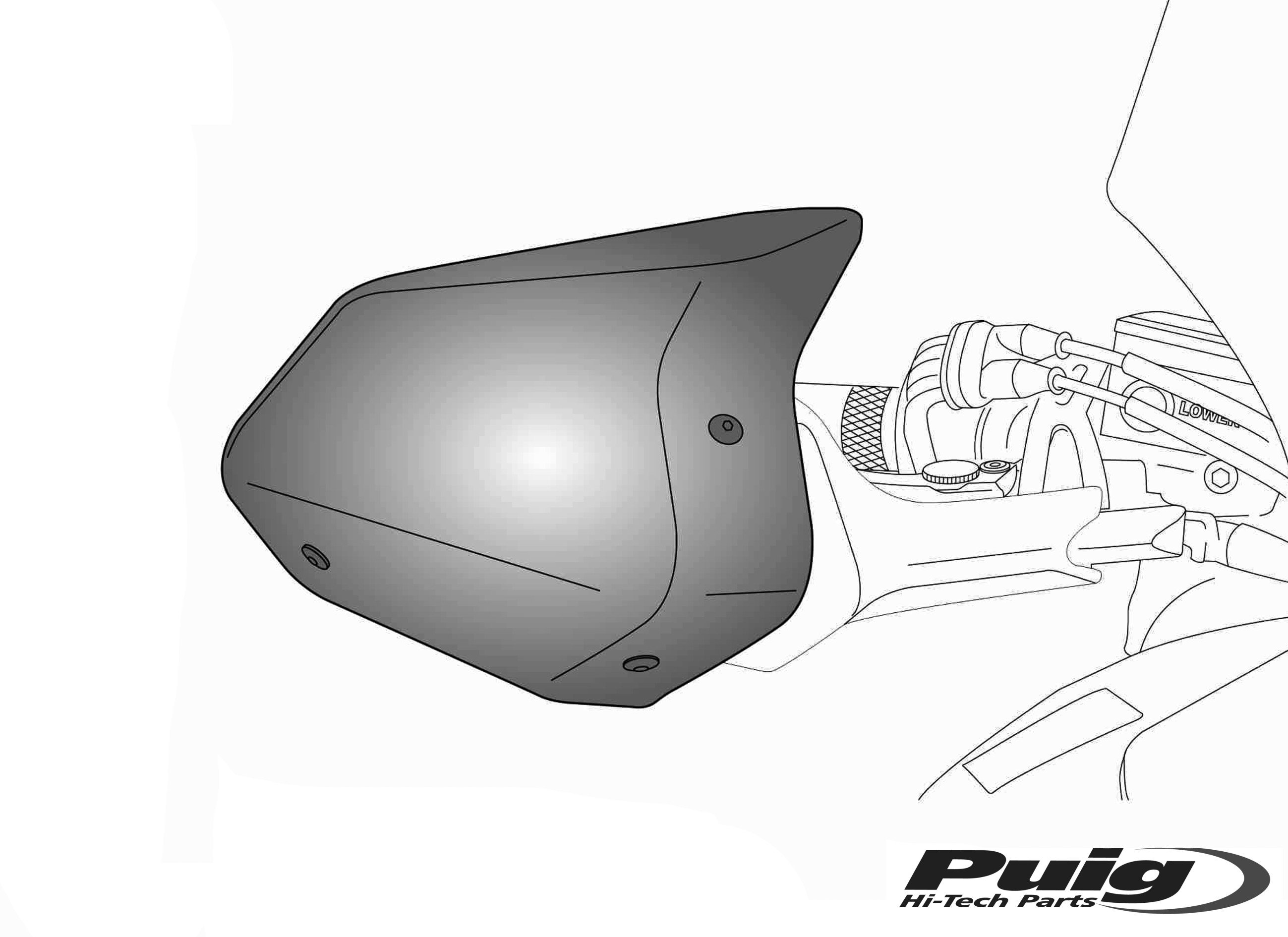 Puig／プーチ ハンドガード Extension for Bikes- クリア | 8948W｜ワンダーテック 21,608円