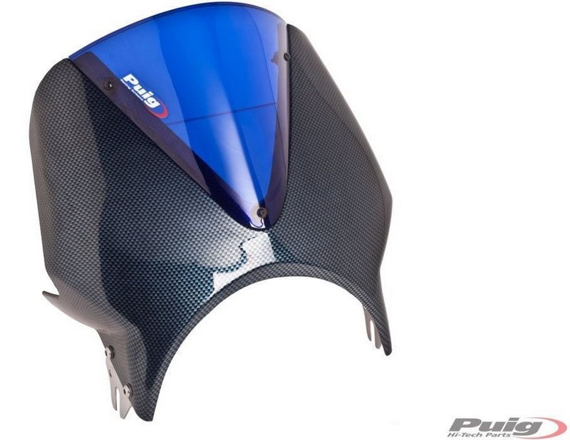 Puig / プーチ ウィンドシールド MOD. VISION - ブルー KAWASAKI Z900RS 18' - | 024CA｜ワンダーテック