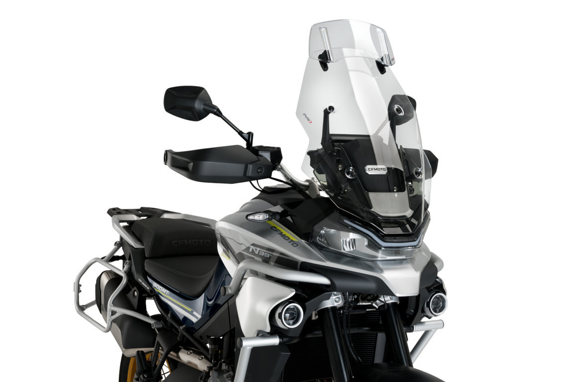 Puig / プーチ Touring ウインドシールド バイザー付 スモーク | 21595H|ワンダーテック