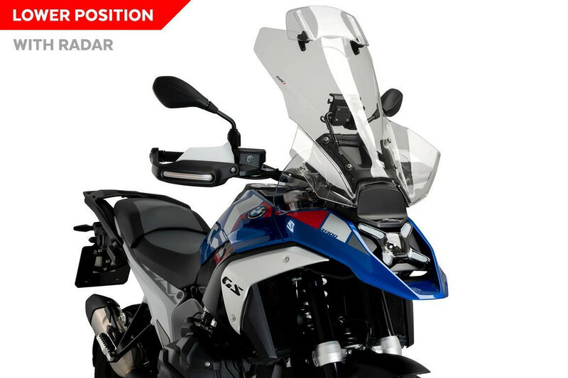 Puig / プーチ Touring ウインドシールド バイザー付 スモーク | 21796H｜ワンダーテック