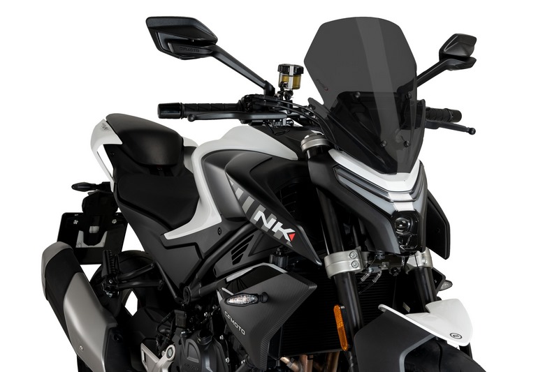 Puig / プーチ ウインドシールド New Generation Sport CFMOTO CFモト 450 NK 23'- ダークスモーク | 21866F