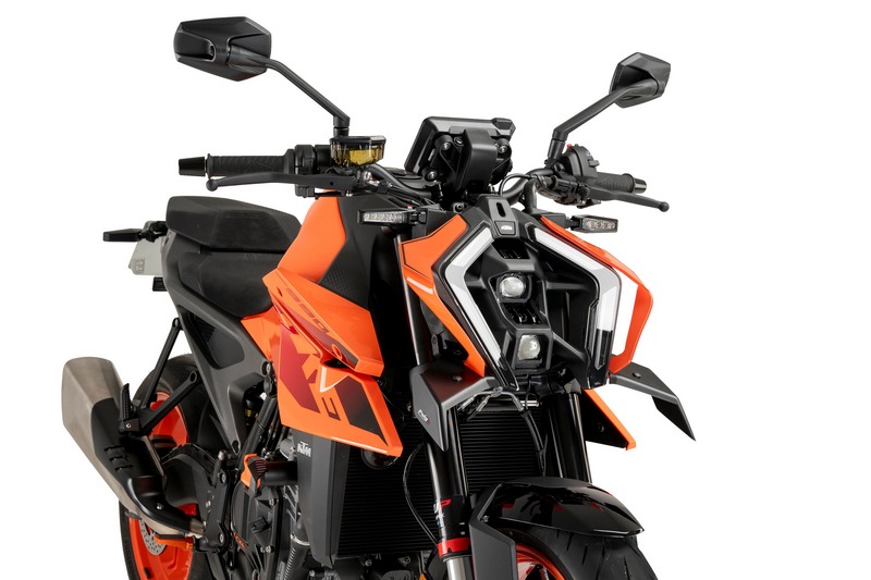 Puig / プーチ フロントスポイラー Naked KTM 990 Duke デューク 24' C/マットブラック | 22178J