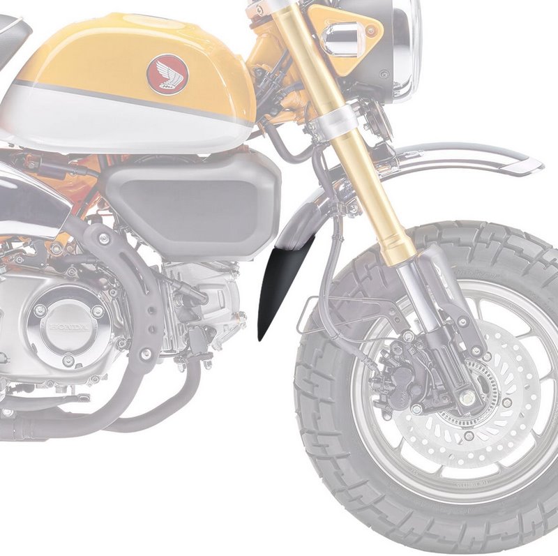 Pyramid エクステンダーフェンダー | マットブラック | Honda Monkey（モンキー） 125 2018- | 051856｜ワンダーテック