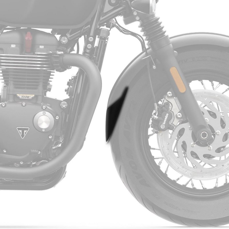 Pyramid エクステンダーフェンダー | マットブラック | Triumph Bonneville(ボンネビル) Bobber 2017- | 056541