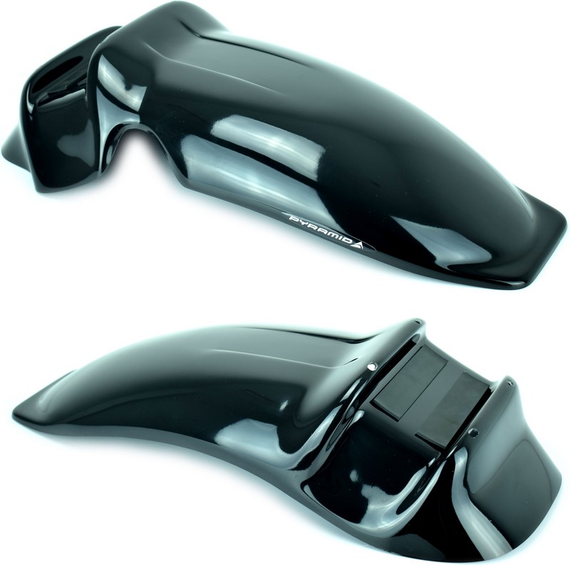 Pyramid Plastics / ピラミッドプラスチック Honda CB 1300 ハガー グロスブラック 2003-2011 | 07140B