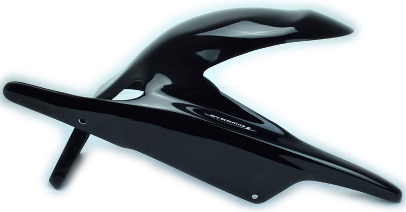 Pyramid Plastics / ピラミッドプラスチック Kawasaki ZZR 1200 ハガー グロスブラック 2002-2005 | 073790B