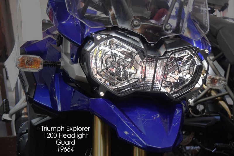 Pyramid Plastics / ピラミッドプラスチック Triumph Tiger（タイガー） 800 XC/XCX/XCA/Low ヘッドライトカバー ダーク?