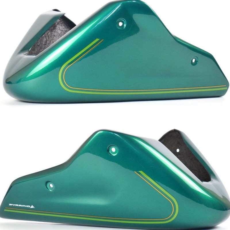 Pyramid / ピラミッド ベリーパン キャンディエメラルドグリーン | Kawasaki Z 650 RS 2021- | 23000D