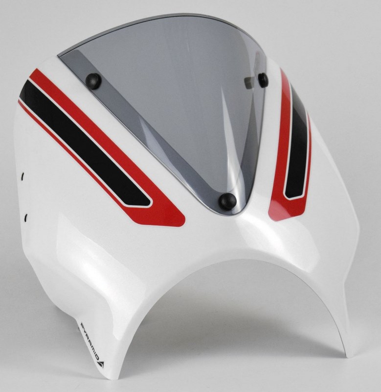 Pyramid フライスクリーン Crystal White Scheme | Triumph Trident 660 2021- | 26660D