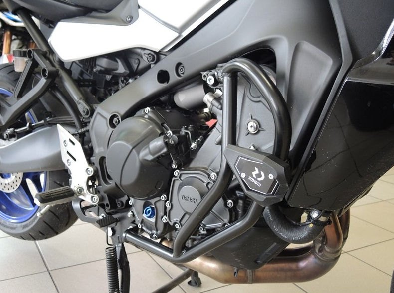 RD Moto / アールディーモト クラッシュフレーム Yamaha MT-09/SP- トレーサー /GT 2021-ブラック | CF158